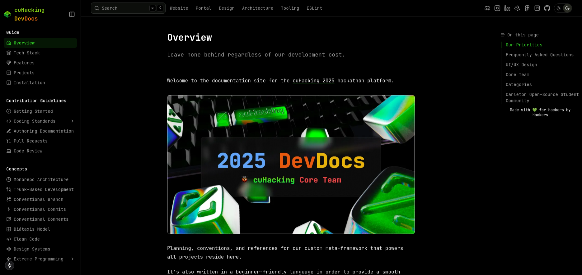 cuHacking 2025 Docs Site
