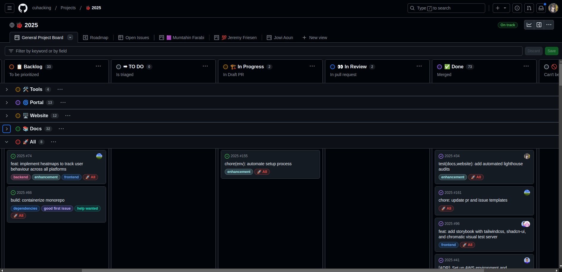 Project Board
